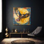 Yükseliş: Kanatlanan Kartal Modern Temperli Cam Tablo Duvar Dekoru cam tablo, duvar sanatı, modern dekorasyon, soyut sanat, cam sanat eserleri, iç mekan dekorasyonu, ofis dekorasyonu, ev dekorasyonu, restoran dekorasyonu, cafe dekorasyonu, cam baskı, UV baskı, estetik duvar sanatı