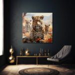 Vahşi Zarafet: Leopar Ailesi Temalı Cam Tablo Duvar Dekoru cam tablo, duvar sanatı, modern dekorasyon, soyut sanat, cam sanat eserleri, iç mekan dekorasyonu, ofis dekorasyonu, ev dekorasyonu, restoran dekorasyonu, cafe dekorasyonu, cam baskı, UV baskı, estetik duvar sanatı