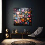 cam tablo, duvar sanatı, modern dekorasyon, soyut sanat, cam sanat eserleri, iç mekan dekorasyonu, ofis dekorasyonu, ev dekorasyonu, restoran dekorasyonu, cafe dekorasyonu, cam baskı, UV baskı, estetik duvar sanatı