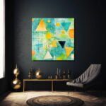 Dinamik Geometri: Canlı Renklerle Modern Soyut Cam Tablo Duvar Dekoru cam tablo, duvar sanatı, modern dekorasyon, soyut sanat, cam sanat eserleri, iç mekan dekorasyonu, ofis dekorasyonu, ev dekorasyonu, restoran dekorasyonu, cafe dekorasyonu, cam baskı, UV baskı, estetik duvar sanatı