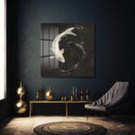 Uyum ve Denge: Yin Yang Koi Balıkları Temperli Cam Tablo Duvar Dekoru cam tablo, duvar sanatı, modern dekorasyon, soyut sanat, cam sanat eserleri, iç mekan dekorasyonu, ofis dekorasyonu, ev dekorasyonu, restoran dekorasyonu, cafe dekorasyonu, cam baskı, UV baskı, estetik duvar sanatı