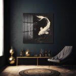 Yin Yang Koi Balıkları: Uyum ve Dengenin Modern Cam Tablosu Duvar Dekoru cam tablo, duvar sanatı, modern dekorasyon, soyut sanat, cam sanat eserleri, iç mekan dekorasyonu, ofis dekorasyonu, ev dekorasyonu, restoran dekorasyonu, cafe dekorasyonu, cam baskı, UV baskı, estetik duvar sanatı