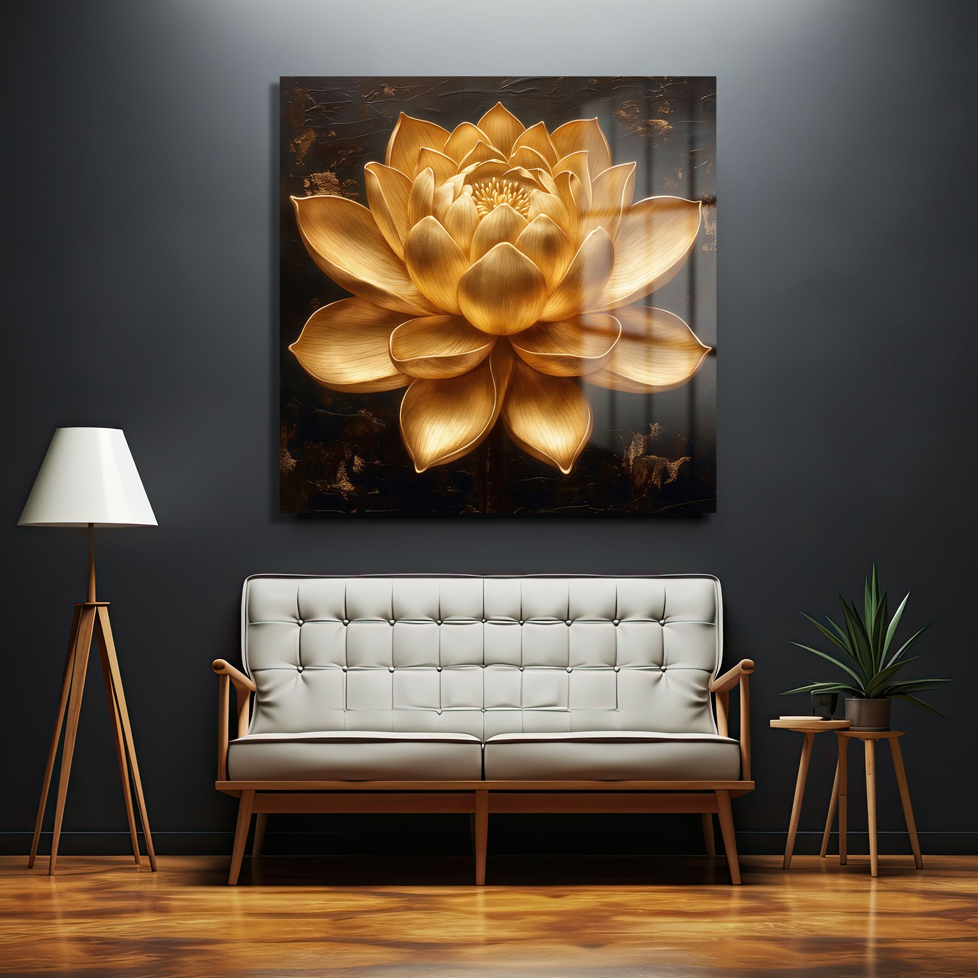 Altın Lotus Zarafeti: Lüks Temperli Cam Tablo | Modern Duvar Dekorasyonu Duvar Dekoru cam tablo, duvar sanatı, modern dekorasyon, soyut sanat, cam sanat eserleri, iç mekan dekorasyonu, ofis dekorasyonu, ev dekorasyonu, restoran dekorasyonu, cafe dekorasyonu, cam baskı, UV baskı, estetik duvar sanatı