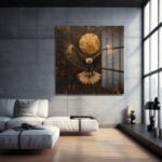 Yükselen Ruh: Altın Güneşli Kartal Temalı Modern Sanat Cam Tablosu Duvar Dekoru cam tablo, duvar sanatı, modern dekorasyon, soyut sanat, cam sanat eserleri, iç mekan dekorasyonu, ofis dekorasyonu, ev dekorasyonu, restoran dekorasyonu, cafe dekorasyonu, cam baskı, UV baskı, estetik duvar sanatı