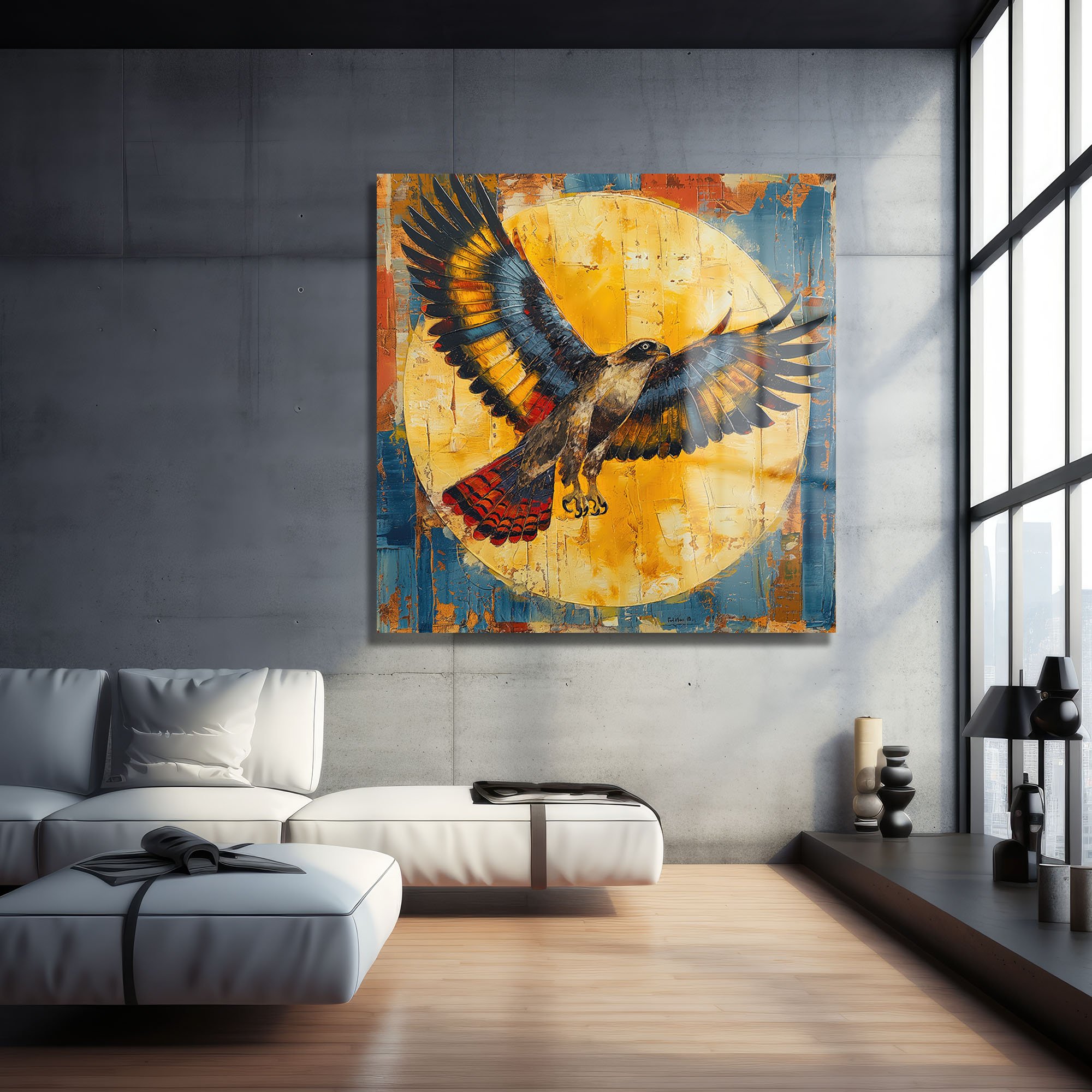 Yükseliş: Kanatlanan Kartal Modern Temperli Cam Tablo Duvar Dekoru cam tablo, duvar sanatı, modern dekorasyon, soyut sanat, cam sanat eserleri, iç mekan dekorasyonu, ofis dekorasyonu, ev dekorasyonu, restoran dekorasyonu, cafe dekorasyonu, cam baskı, UV baskı, estetik duvar sanatı