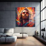 Enerjik Bakış: Renkli Patlama Modern Cam Tablo Duvar Dekoru cam tablo, duvar sanatı, modern dekorasyon, soyut sanat, cam sanat eserleri, iç mekan dekorasyonu, ofis dekorasyonu, ev dekorasyonu, restoran dekorasyonu, cafe dekorasyonu, cam baskı, UV baskı, estetik duvar sanatı