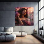 Pembe Düşler Cam Tablo: Romantik Çiçekler ve Gün Batımı Duvar Sanatı Duvar Dekoru cam tablo, duvar sanatı, modern dekorasyon, soyut sanat, cam sanat eserleri, iç mekan dekorasyonu, ofis dekorasyonu, ev dekorasyonu, restoran dekorasyonu, cafe dekorasyonu, cam baskı, UV baskı, estetik duvar sanatı