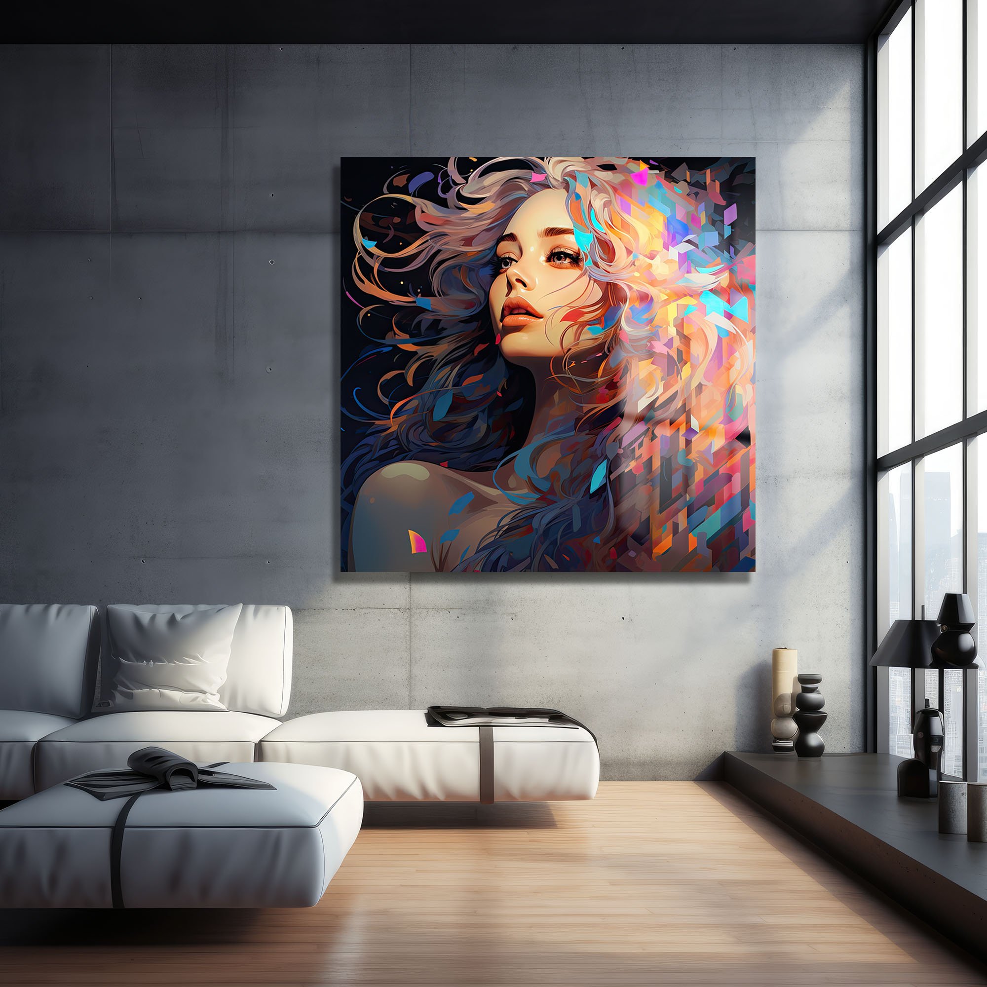 Enerji Saçan Renkler: Modern Dijital Sanat Cam Tablo Duvar Dekoru cam tablo, duvar sanatı, modern dekorasyon, soyut sanat, cam sanat eserleri, iç mekan dekorasyonu, ofis dekorasyonu, ev dekorasyonu, restoran dekorasyonu, cafe dekorasyonu, cam baskı, UV baskı, estetik duvar sanatı