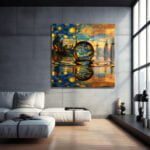 Yıldızlı Gece Küresi: Van Gogh Rüyası Modern Cam Tablo Duvar Dekoru cam tablo, duvar sanatı, modern dekorasyon, soyut sanat, cam sanat eserleri, iç mekan dekorasyonu, ofis dekorasyonu, ev dekorasyonu, restoran dekorasyonu, cafe dekorasyonu, cam baskı, UV baskı, estetik duvar sanatı
