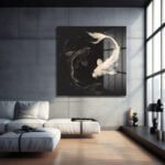 Yin Yang Koi Balıkları: Uyum ve Dengenin Modern Cam Tablosu Duvar Dekoru cam tablo, duvar sanatı, modern dekorasyon, soyut sanat, cam sanat eserleri, iç mekan dekorasyonu, ofis dekorasyonu, ev dekorasyonu, restoran dekorasyonu, cafe dekorasyonu, cam baskı, UV baskı, estetik duvar sanatı
