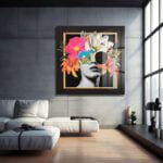 Gizemli Çiçekler: Modern Kolaj Sanatı Temperli Cam Tablo Duvar Dekoru cam tablo, duvar sanatı, modern dekorasyon, soyut sanat, cam sanat eserleri, iç mekan dekorasyonu, ofis dekorasyonu, ev dekorasyonu, restoran dekorasyonu, cafe dekorasyonu, cam baskı, UV baskı, estetik duvar sanatı