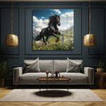 Özgürlüğe Koşan At: Dağ Manzaralı Temperli Cam Tablo Duvar Dekoru cam tablo, duvar sanatı, modern dekorasyon, soyut sanat, cam sanat eserleri, iç mekan dekorasyonu, ofis dekorasyonu, ev dekorasyonu, restoran dekorasyonu, cafe dekorasyonu, cam baskı, UV baskı, estetik duvar sanatı