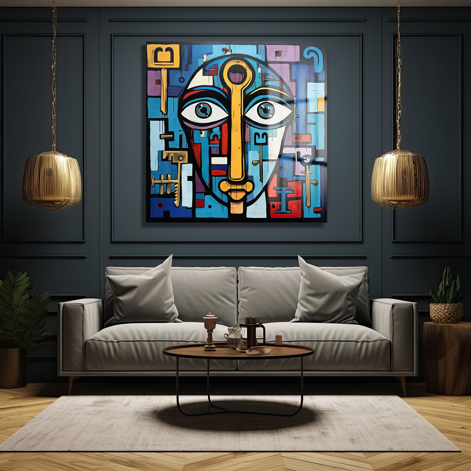 Anahtar Yüz: Modern Soyut Sanat Cam Tablo Duvar Dekoru cam tablo, duvar sanatı, modern dekorasyon, soyut sanat, cam sanat eserleri, iç mekan dekorasyonu, ofis dekorasyonu, ev dekorasyonu, restoran dekorasyonu, cafe dekorasyonu, cam baskı, UV baskı, estetik duvar sanatı