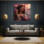 Pembe Düşler Cam Tablo: Romantik Çiçekler ve Gün Batımı Duvar Sanatı Duvar Dekoru cam tablo, duvar sanatı, modern dekorasyon, soyut sanat, cam sanat eserleri, iç mekan dekorasyonu, ofis dekorasyonu, ev dekorasyonu, restoran dekorasyonu, cafe dekorasyonu, cam baskı, UV baskı, estetik duvar sanatı