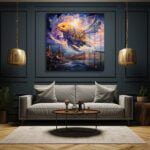 Fantastik Altın Balık: Rüyaların Süzüldüğü Modern Cam Tablo Duvar Dekoru cam tablo, duvar sanatı, modern dekorasyon, soyut sanat, cam sanat eserleri, iç mekan dekorasyonu, ofis dekorasyonu, ev dekorasyonu, restoran dekorasyonu, cafe dekorasyonu, cam baskı, UV baskı, estetik duvar sanatı