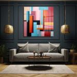 Dinamik Bloklar: Canlı Renklerle Modern Geometrik Cam Tablo Duvar Dekoru cam tablo, duvar sanatı, modern dekorasyon, soyut sanat, cam sanat eserleri, iç mekan dekorasyonu, ofis dekorasyonu, ev dekorasyonu, restoran dekorasyonu, cafe dekorasyonu, cam baskı, UV baskı, estetik duvar sanatı