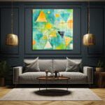 Dinamik Geometri: Canlı Renklerle Modern Soyut Cam Tablo Duvar Dekoru cam tablo, duvar sanatı, modern dekorasyon, soyut sanat, cam sanat eserleri, iç mekan dekorasyonu, ofis dekorasyonu, ev dekorasyonu, restoran dekorasyonu, cafe dekorasyonu, cam baskı, UV baskı, estetik duvar sanatı