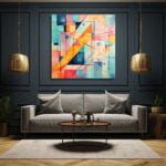 Geometrik Rüyalar: Dinamik Soyut Modern Cam Tablo Duvar Dekoru cam tablo, duvar sanatı, modern dekorasyon, soyut sanat, cam sanat eserleri, iç mekan dekorasyonu, ofis dekorasyonu, ev dekorasyonu, restoran dekorasyonu, cafe dekorasyonu, cam baskı, UV baskı, estetik duvar sanatı
