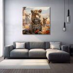 Vahşi Zarafet: Leopar Ailesi Temalı Cam Tablo Duvar Dekoru cam tablo, duvar sanatı, modern dekorasyon, soyut sanat, cam sanat eserleri, iç mekan dekorasyonu, ofis dekorasyonu, ev dekorasyonu, restoran dekorasyonu, cafe dekorasyonu, cam baskı, UV baskı, estetik duvar sanatı