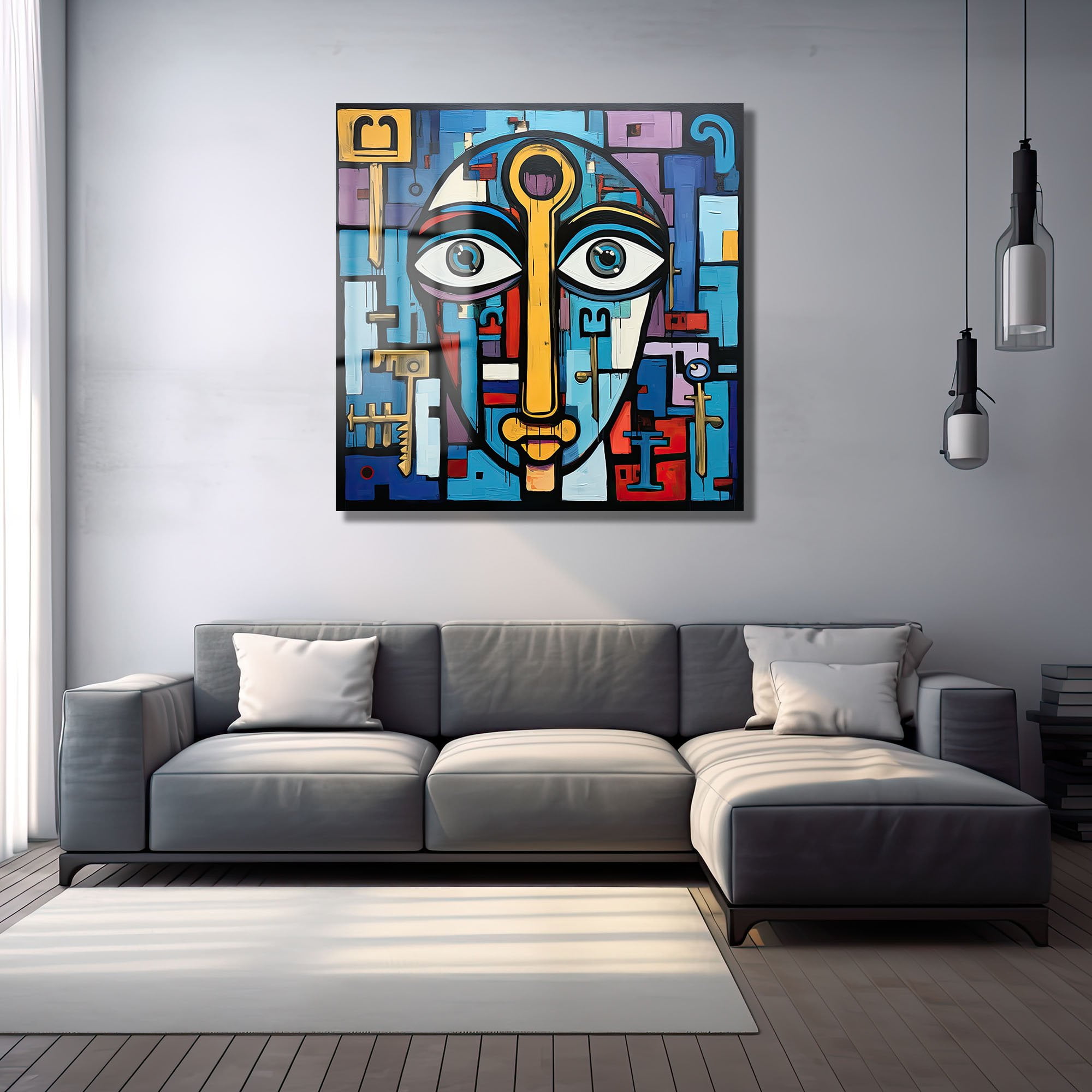 Anahtar Yüz: Modern Soyut Sanat Cam Tablo Duvar Dekoru cam tablo, duvar sanatı, modern dekorasyon, soyut sanat, cam sanat eserleri, iç mekan dekorasyonu, ofis dekorasyonu, ev dekorasyonu, restoran dekorasyonu, cafe dekorasyonu, cam baskı, UV baskı, estetik duvar sanatı