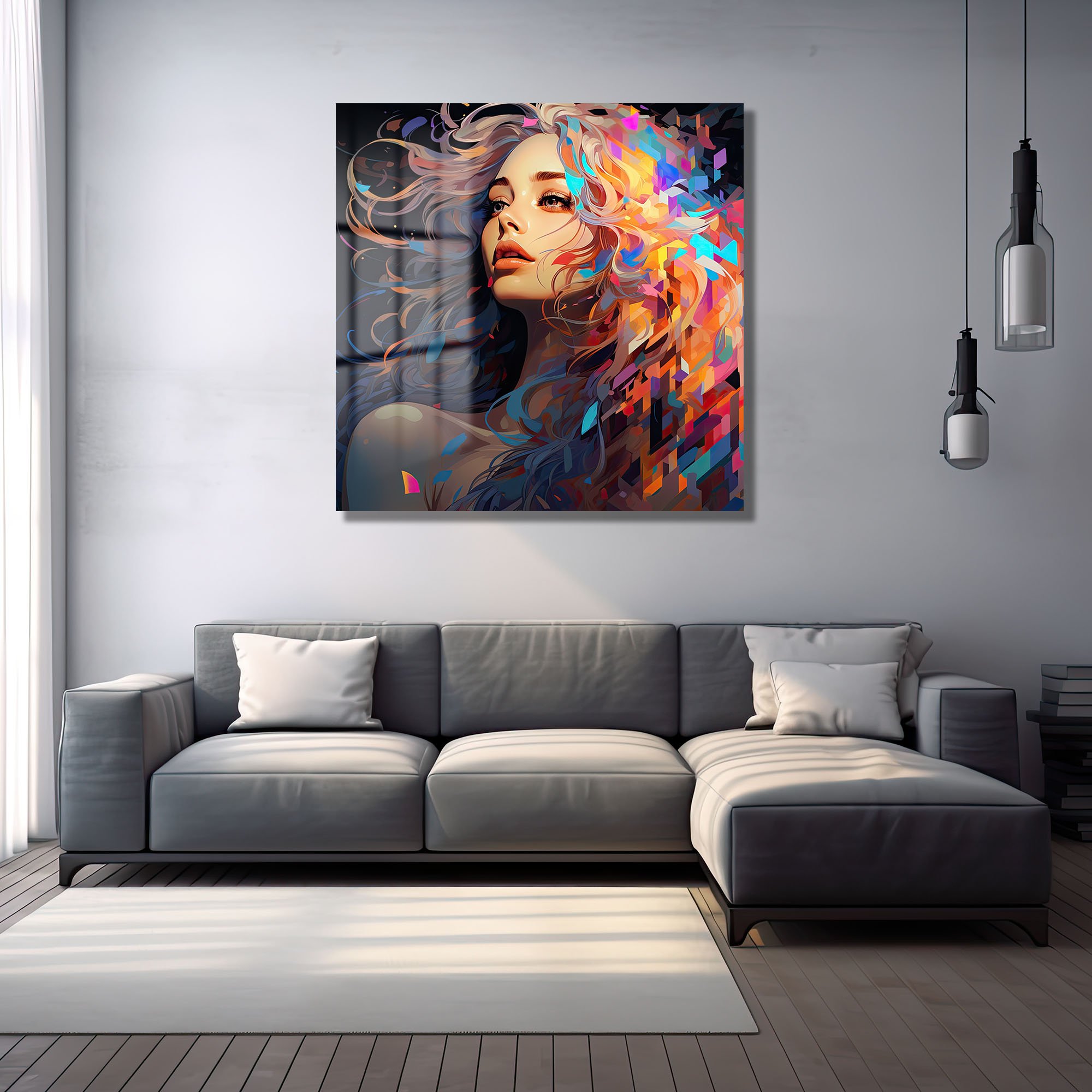 Enerji Saçan Renkler: Modern Dijital Sanat Cam Tablo Duvar Dekoru cam tablo, duvar sanatı, modern dekorasyon, soyut sanat, cam sanat eserleri, iç mekan dekorasyonu, ofis dekorasyonu, ev dekorasyonu, restoran dekorasyonu, cafe dekorasyonu, cam baskı, UV baskı, estetik duvar sanatı