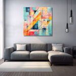 Geometrik Rüyalar: Dinamik Soyut Modern Cam Tablo Duvar Dekoru cam tablo, duvar sanatı, modern dekorasyon, soyut sanat, cam sanat eserleri, iç mekan dekorasyonu, ofis dekorasyonu, ev dekorasyonu, restoran dekorasyonu, cafe dekorasyonu, cam baskı, UV baskı, estetik duvar sanatı