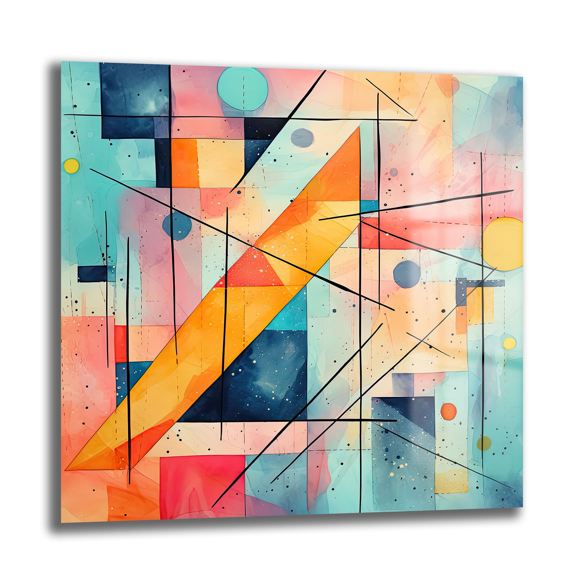 Geometrik Rüyalar: Dinamik Soyut Modern Cam Tablo Duvar Dekoru cam tablo, duvar sanatı, modern dekorasyon, soyut sanat, cam sanat eserleri, iç mekan dekorasyonu, ofis dekorasyonu, ev dekorasyonu, restoran dekorasyonu, cafe dekorasyonu, cam baskı, UV baskı, estetik duvar sanatı