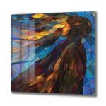 Ruhun Akışı: Stained Glass Sanatlı Modern Cam Tablo Duvar Dekoru cam tablo, duvar sanatı, modern dekorasyon, soyut sanat, cam sanat eserleri, iç mekan dekorasyonu, ofis dekorasyonu, ev dekorasyonu, restoran dekorasyonu, cafe dekorasyonu, cam baskı, UV baskı, estetik duvar sanatı