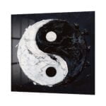 Zıtların Uyumu: Yin Yang Modern Soyut Cam Tablo Duvar Dekoru cam tablo, duvar sanatı, modern dekorasyon, soyut sanat, cam sanat eserleri, iç mekan dekorasyonu, ofis dekorasyonu, ev dekorasyonu, restoran dekorasyonu, cafe dekorasyonu, cam baskı, UV baskı, estetik duvar sanatı