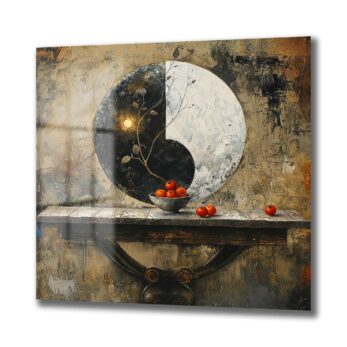 Yin-Yang Enerjisi: Modern Dokunuşlarla Doğa ve Dengenin Cam Tablosu - Glazella