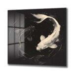 Yin Yang Koi Balıkları: Uyum ve Dengenin Modern Cam Tablosu Duvar Dekoru cam tablo, duvar sanatı, modern dekorasyon, soyut sanat, cam sanat eserleri, iç mekan dekorasyonu, ofis dekorasyonu, ev dekorasyonu, restoran dekorasyonu, cafe dekorasyonu, cam baskı, UV baskı, estetik duvar sanatı