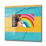 Pop Art Rüyası: Gökkuşağı ve Kadın Profili Modern Cam Tablo Duvar Dekoru cam tablo, duvar sanatı, modern dekorasyon, soyut sanat, cam sanat eserleri, iç mekan dekorasyonu, ofis dekorasyonu, ev dekorasyonu, restoran dekorasyonu, cafe dekorasyonu, cam baskı, UV baskı, estetik duvar sanatı