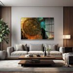 Zamanın Bekçisi: Steampunk Gizemli Cam Tablo Duvar Dekoru cam tablo, duvar sanatı, modern dekorasyon, soyut sanat, cam sanat eserleri, iç mekan dekorasyonu, ofis dekorasyonu, ev dekorasyonu, restoran dekorasyonu, cafe dekorasyonu, cam baskı, UV baskı, estetik duvar sanatı