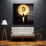 Bitcoin Ay Yolculuğu: Kripto Yükselişi Cam Tablo Duvar Dekoru cam tablo, duvar sanatı, modern dekorasyon, soyut sanat, cam sanat eserleri, iç mekan dekorasyonu, ofis dekorasyonu, ev dekorasyonu, restoran dekorasyonu, cafe dekorasyonu, cam baskı, UV baskı, estetik duvar sanatı