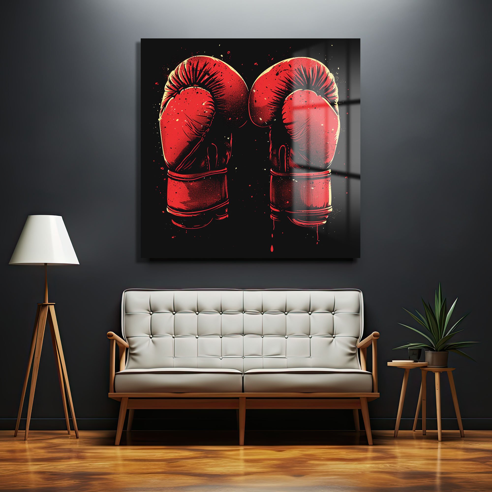 Şampiyonun Ruhu: Kırmızı Boks Eldivenleri Modern Cam Tablo Duvar Dekoru cam tablo, duvar sanatı, modern dekorasyon, soyut sanat, cam sanat eserleri, iç mekan dekorasyonu, ofis dekorasyonu, ev dekorasyonu, restoran dekorasyonu, cafe dekorasyonu, cam baskı, UV baskı, estetik duvar sanatı