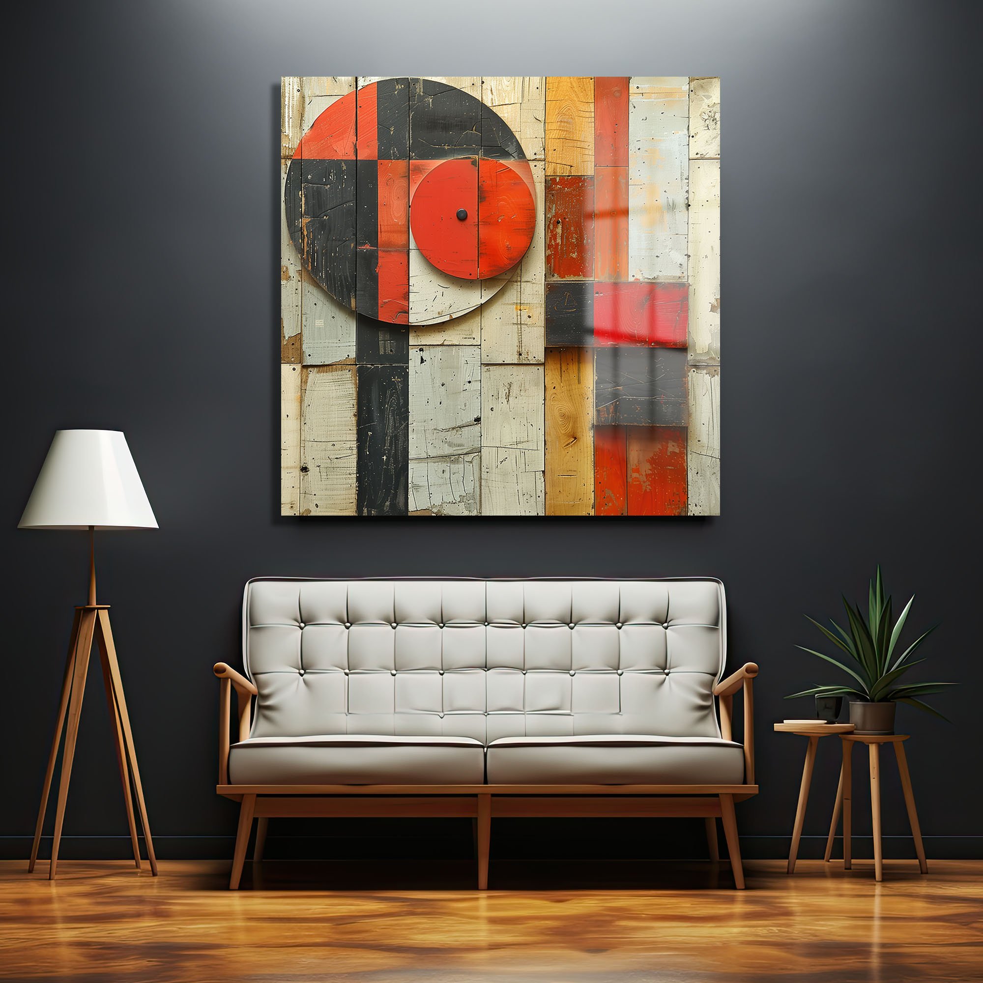 Kırmızı ve Siyahın Ritmik Uyumu: Modern Soyut Geometrik Cam Tablo Duvar Dekoru cam tablo, duvar sanatı, modern dekorasyon, soyut sanat, cam sanat eserleri, iç mekan dekorasyonu, ofis dekorasyonu, ev dekorasyonu, restoran dekorasyonu, cafe dekorasyonu, cam baskı, UV baskı, estetik duvar sanatı