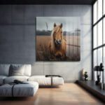 Doğanın Ruhundan Bir Dokunuş: Yeleli At Temalı Cam Tablo Duvar Dekoru cam tablo, duvar sanatı, modern dekorasyon, soyut sanat, cam sanat eserleri, iç mekan dekorasyonu, ofis dekorasyonu, ev dekorasyonu, restoran dekorasyonu, cafe dekorasyonu, cam baskı, UV baskı, estetik duvar sanatı