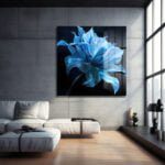 Eterik Mavi Işıltı: Modern Dekoratif Cam Tablo Duvar Dekoru cam tablo, duvar sanatı, modern dekorasyon, soyut sanat, cam sanat eserleri, iç mekan dekorasyonu, ofis dekorasyonu, ev dekorasyonu, restoran dekorasyonu, cafe dekorasyonu, cam baskı, UV baskı, estetik duvar sanatı