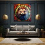 Vitray Kirpi Sanatı: Canlı Renklerle Modern Cam Tablo Duvar Dekoru cam tablo, duvar sanatı, modern dekorasyon, soyut sanat, cam sanat eserleri, iç mekan dekorasyonu, ofis dekorasyonu, ev dekorasyonu, restoran dekorasyonu, cafe dekorasyonu, cam baskı, UV baskı, estetik duvar sanatı