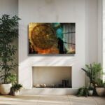 Zamanın Bekçisi: Steampunk Gizemli Cam Tablo Duvar Dekoru cam tablo, duvar sanatı, modern dekorasyon, soyut sanat, cam sanat eserleri, iç mekan dekorasyonu, ofis dekorasyonu, ev dekorasyonu, restoran dekorasyonu, cafe dekorasyonu, cam baskı, UV baskı, estetik duvar sanatı
