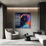 Sonsuz Melodi: Modern Soyut Müzik Temalı Temperli Cam Tablo Duvar Dekoru cam tablo, duvar sanatı, modern dekorasyon, soyut sanat, cam sanat eserleri, iç mekan dekorasyonu, ofis dekorasyonu, ev dekorasyonu, restoran dekorasyonu, cafe dekorasyonu, cam baskı, UV baskı, estetik duvar sanatı