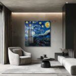 Van Gogh'un Yıldızlı Gecesi: Rüyalarınızı Aydınlatan Temperli Cam Tablo Duvar Dekoru cam tablo, duvar sanatı, modern dekorasyon, soyut sanat, cam sanat eserleri, iç mekan dekorasyonu, ofis dekorasyonu, ev dekorasyonu, restoran dekorasyonu, cafe dekorasyonu, cam baskı, UV baskı, estetik duvar sanatı