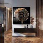 Kripto Zeka: Bitcoin ve Teknoloji Temalı Modern Cam Tablo Duvar Dekoru cam tablo, duvar sanatı, modern dekorasyon, soyut sanat, cam sanat eserleri, iç mekan dekorasyonu, ofis dekorasyonu, ev dekorasyonu, restoran dekorasyonu, cafe dekorasyonu, cam baskı, UV baskı, estetik duvar sanatı