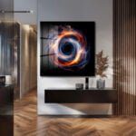 Enerji Girdabı: Modern Soyut Cam Tablo Duvar Dekoru cam tablo, duvar sanatı, modern dekorasyon, soyut sanat, cam sanat eserleri, iç mekan dekorasyonu, ofis dekorasyonu, ev dekorasyonu, restoran dekorasyonu, cafe dekorasyonu, cam baskı, UV baskı, estetik duvar sanatı
