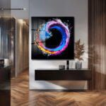 cam tablo, duvar sanatı, modern dekorasyon, soyut sanat, cam sanat eserleri, iç mekan dekorasyonu, ofis dekorasyonu, ev dekorasyonu, restoran dekorasyonu, cafe dekorasyonu, cam baskı, UV baskı, estetik duvar sanatı