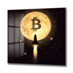 Bitcoin Ay Yolculuğu: Kripto Yükselişi Cam Tablo Duvar Dekoru cam tablo, duvar sanatı, modern dekorasyon, soyut sanat, cam sanat eserleri, iç mekan dekorasyonu, ofis dekorasyonu, ev dekorasyonu, restoran dekorasyonu, cafe dekorasyonu, cam baskı, UV baskı, estetik duvar sanatı