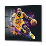 Mamba Ruhu: Dinamik Kobe Bryant Splash Art Cam Tablo Duvar Dekoru cam tablo, duvar sanatı, modern dekorasyon, soyut sanat, cam sanat eserleri, iç mekan dekorasyonu, ofis dekorasyonu, ev dekorasyonu, restoran dekorasyonu, cafe dekorasyonu, cam baskı, UV baskı, estetik duvar sanatı
