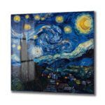 Van Gogh'un Yıldızlı Gecesi: Rüyalarınızı Aydınlatan Temperli Cam Tablo Duvar Dekoru cam tablo, duvar sanatı, modern dekorasyon, soyut sanat, cam sanat eserleri, iç mekan dekorasyonu, ofis dekorasyonu, ev dekorasyonu, restoran dekorasyonu, cafe dekorasyonu, cam baskı, UV baskı, estetik duvar sanatı