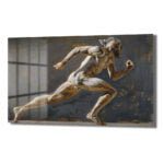 Sınırları Aşan Koşu: Güç ve Azmin Temperli Cam Tablosu Duvar Dekoru cam tablo, duvar sanatı, modern dekorasyon, soyut sanat, cam sanat eserleri, iç mekan dekorasyonu, ofis dekorasyonu, ev dekorasyonu, restoran dekorasyonu, cafe dekorasyonu, cam baskı, UV baskı, estetik duvar sanatı