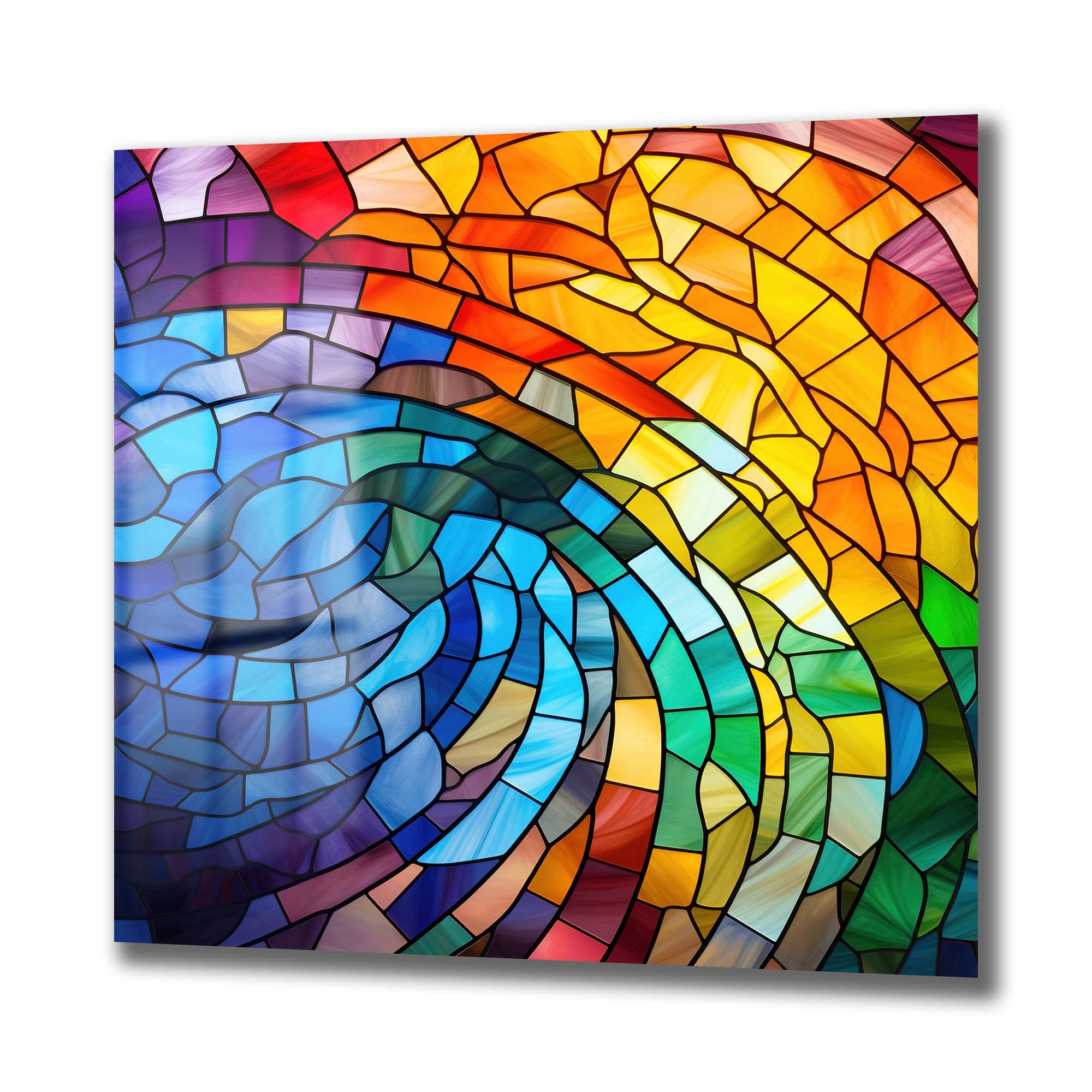 Renkli Dalgalar: Modern Soyut Temperli Cam Tablo Duvar Dekoru cam tablo, duvar sanatı, modern dekorasyon, soyut sanat, cam sanat eserleri, iç mekan dekorasyonu, ofis dekorasyonu, ev dekorasyonu, restoran dekorasyonu, cafe dekorasyonu, cam baskı, UV baskı, estetik duvar sanatı